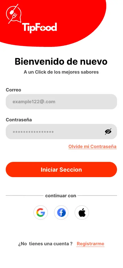 TipFood - Pantalla 3
